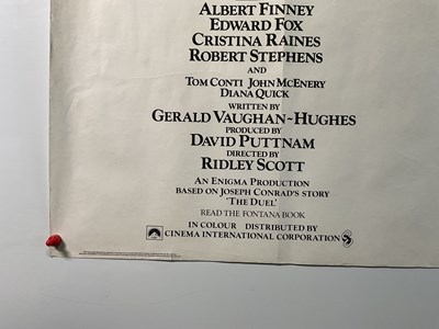 Lot 179 - THE DUELLISTS (1977) UK Quad film poster -...