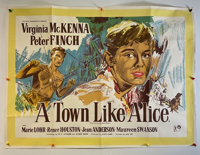 Lot 176 - A TOWN LIKE ALICE (1956) UK Quad film poster -...