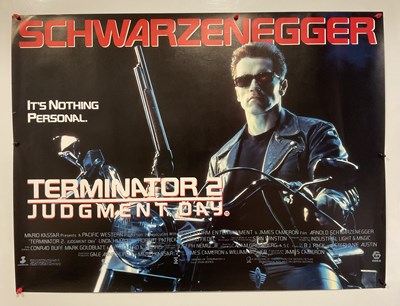 Lot 281 - TERMINATOR 2 (1991) - double sided UK Quad...