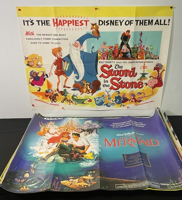 Lot 227 - WALT DISNEY: A group of UK Quad film posters...