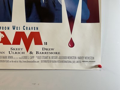 Lot 368 - SCREAM (1996) UK Quad film poster - Wes Craven'...