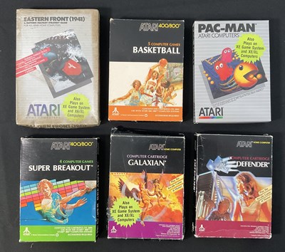 Lot 494 - A group of 6 Atari video games all boxed with...