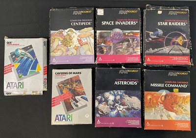 Lot 495 - A group of boxed Atari video games for the...