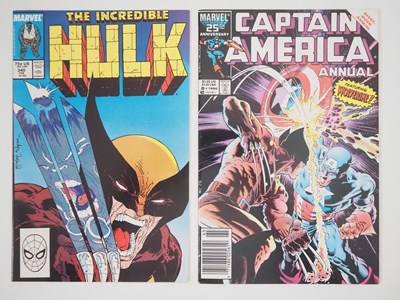 Lot 20 - INCREDIBLE HULK #340 & CAPTAIN AMERICA ANNUAL...