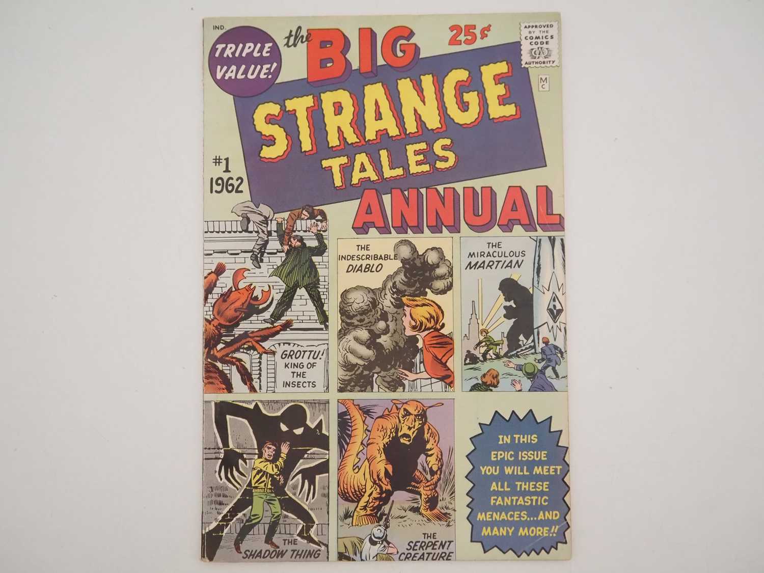 Lot 27 - STRANGE TALES ANNUAL #1 (1962 - MARVEL) - The...