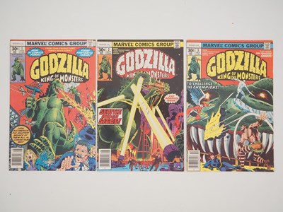 Lot 28 - GODZILLA #1, 2, 3 (3 in Lot) - (1977 - MARVEL)...