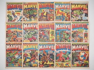 Lot 89 - MIGHTY WORLD OF MARVEL #1 to 15 (15 in Lot) -...