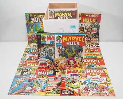 Lot 91 - MIGHTY WORLD OF MARVEL #67 to 196 (130 in Lot)...