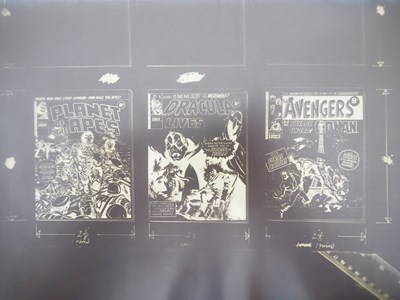 Lot 95 - MARVEL UK NEGATIVES - Series of negatives of...