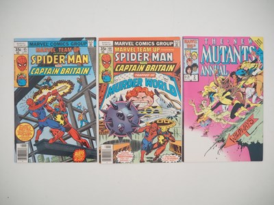 Lot 103 - MARVEL TEAM-UP #65 & 66 + NEW MUTANTS ANNUAL...