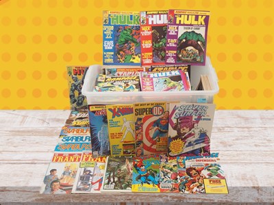 Lot 105 - MIXED UK COMIC & MAGAZINE LOT (250+ in Lot) -...