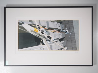 Lot 121 - RALPH MCQUARRIE STAR WARS: TIE FIGHTER VS....