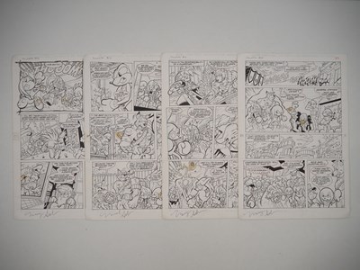 Lot 158 - MANNY GALAN ORIGINAL ART FOR KNUCKLES THE...