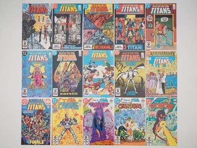 Lot 208 - TALES OF THE TEEN TITANS #41 to 50 + ANNUAL #3...