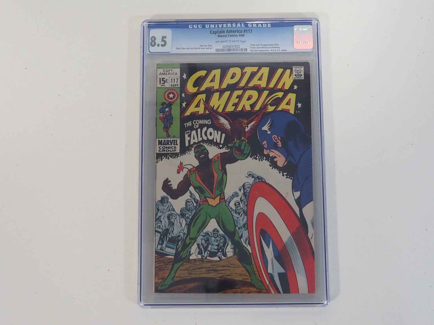 Lot 254 - CAPTAIN AMERICA #117 (1969 - MARVEL) - GRADED...