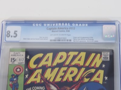 Lot 254 - CAPTAIN AMERICA #117 (1969 - MARVEL) - GRADED...