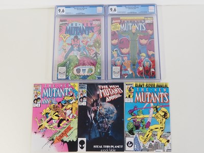 Lot 262 - NEW MUTANTS ANNUAL #1, 2, 3, 5, 6 (5 in Lot) -...