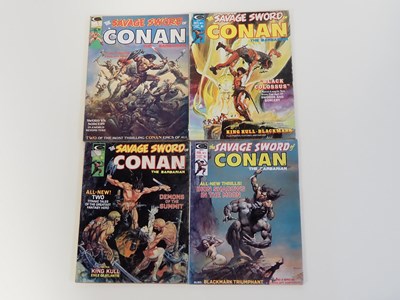 Lot 296 - SAVAGE SWORD OF CONAN #1, 2, 3, 4 (4 in Lot) -...