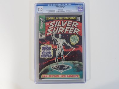 Lot 313 - SILVER SURFER #1 (1968 - MARVEL) - GRADED 7.0...