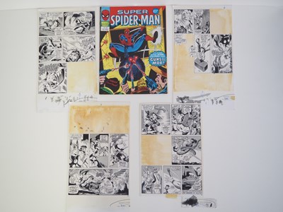 Lot 334 - SUPER SPIDER-MAN #287 COMIC & ACTUAL BLACK AND...