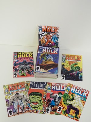 Lot 409 - INCREDIBLE HULK #324 to 377 (54 in Lot) -...