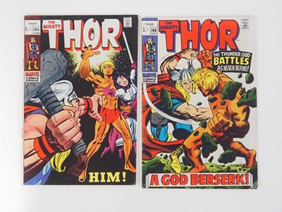 Lot 413 - THOR #165 & 166 (2 in Lot) - (1969 - MARVEL -...