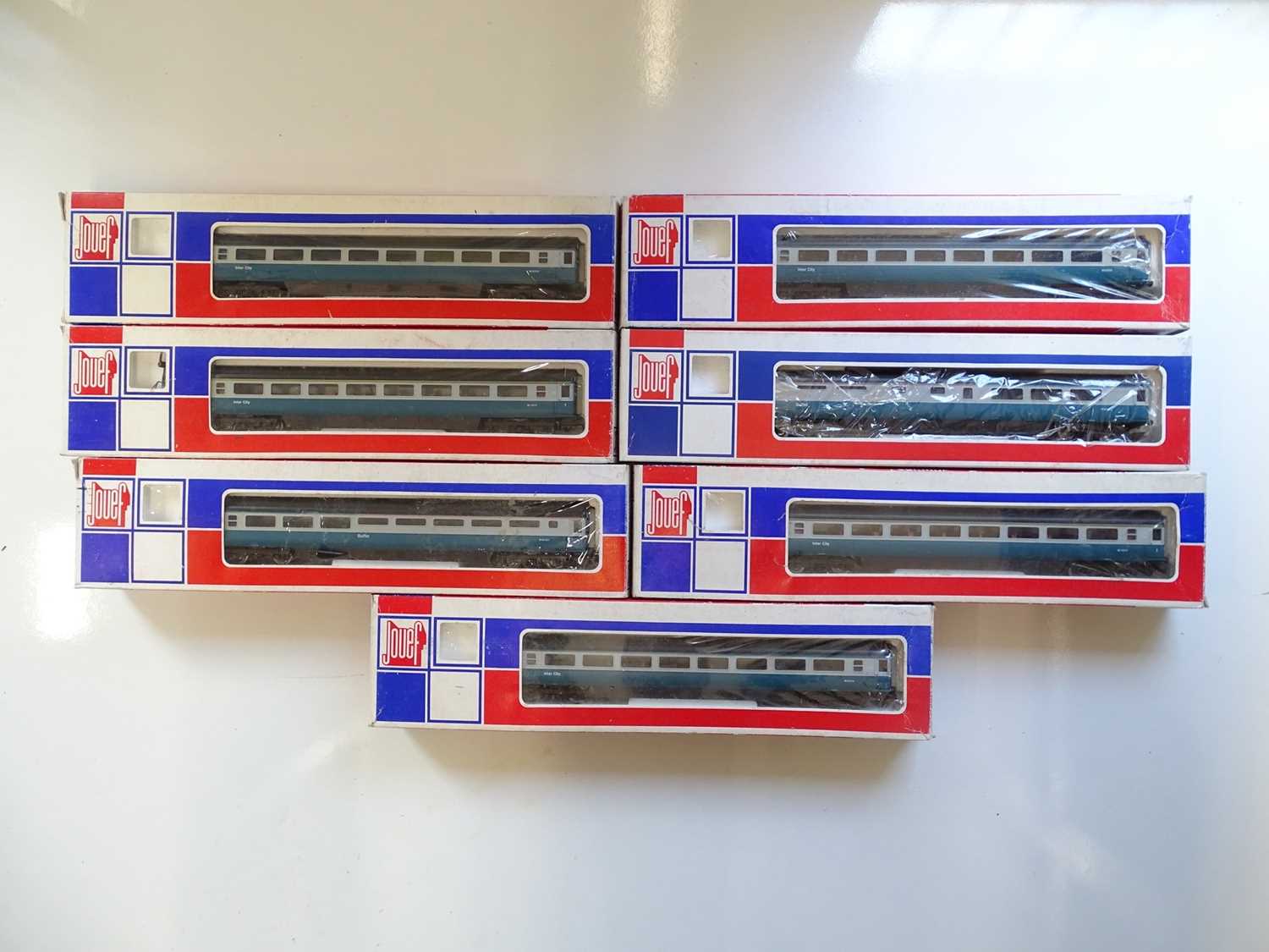 Lot 229 - A group of Mark 3 coaches by JOUEF all in BR...