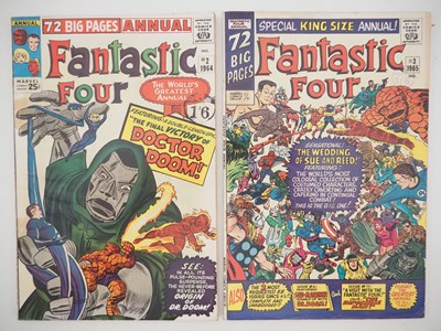 Lot 464 - FANTASTIC FOUR ANNUAL #2 & 3 (2 in Lot) -...