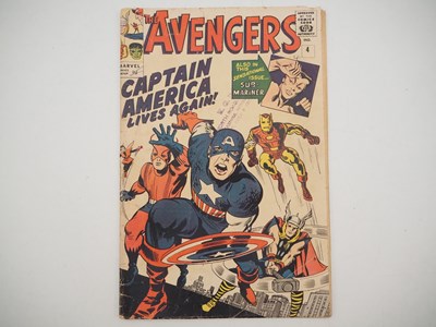 Lot 476 - AVENGERS #4 (1964 - MARVEL - UK Price Variant)...