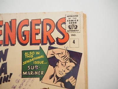 Lot 476 - AVENGERS #4 (1964 - MARVEL - UK Price Variant)...