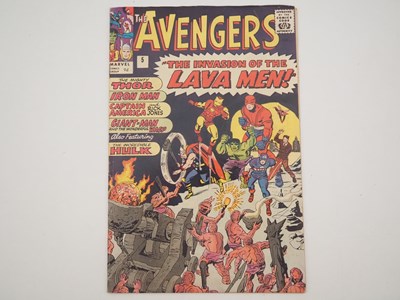 Lot 488 - AVENGERS #5 (1964 - MARVEL - UK Price Variant)...