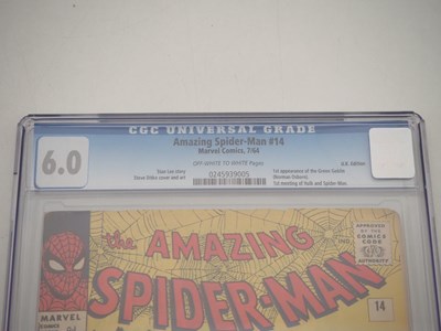 Lot 492 - AMAZING SPIDER-MAN #14 (1964 - MARVEL - UK...