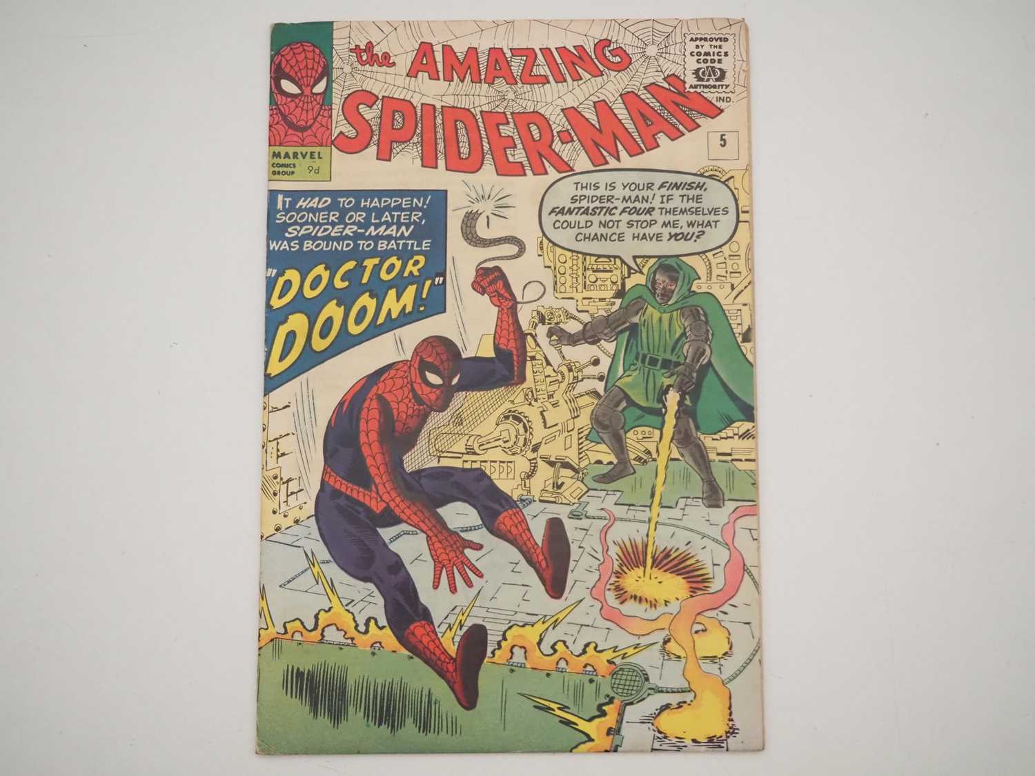 Lot 493 - AMAZING SPIDER-MAN #5 - (1963 - MARVEL - UK...