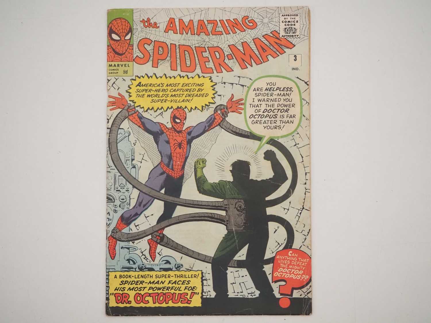 Lot 494 - AMAZING SPIDER-MAN #3 (1963 - MARVEL - UK...