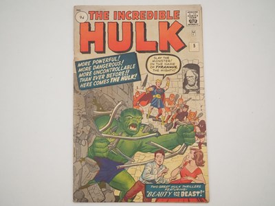 Lot 500 - INCREDIBLE HULK #5 (1963 - MARVEL - UK Price...