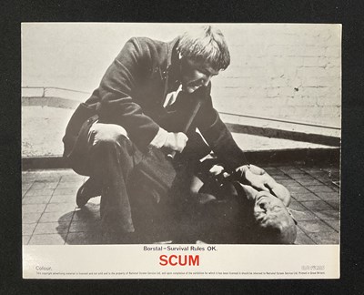 Lot 65 - SCUM (1979) complete set of 8 UK Front of...