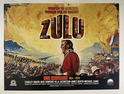 Lot 97 - ZULU (1964) UK Quad film poster, 60th...