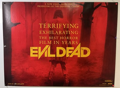 Lot 377 - EVIL DEAD (2013) UK Quad signed by director...