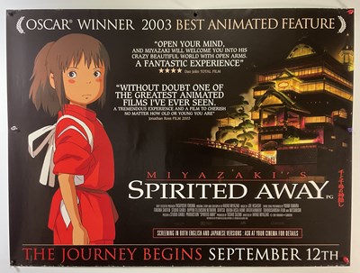 Lot 101 - SPIRITED AWAY (2001) UK Quad film poster, 2003...