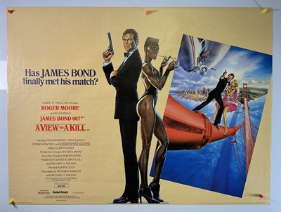 Lot 27 - JAMES BOND: A VIEW TO A KILL (1985) UK Quad...