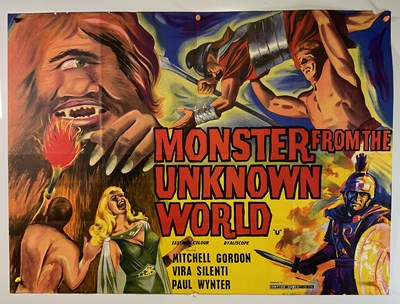 Lot 376 - MONSTER OF THE UNKNOWN WORLD (1961) UK Quad...