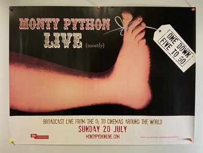 Lot 12 - MONTY PYTHON LIVE (MOSTLY) (2014) 2 x UK Quad...