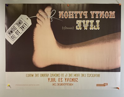 Lot 12 - MONTY PYTHON LIVE (MOSTLY) (2014) 2 x UK Quad...