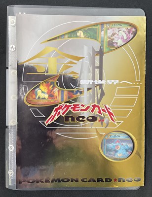 Lot 479 - POKÉMON - A Japanese Neo Genesis 9 card binder...