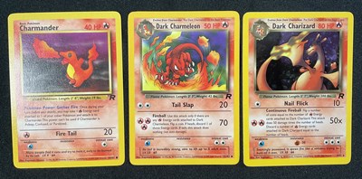 Lot 483 - POKÉMON - Dark Charizard evolution set...