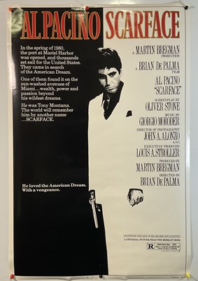 Lot 47 - SCARFACE (1983) US one sheet film poster,...