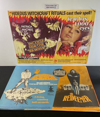 Lot 357 - A quintet of Horror double bill UK Quad film...