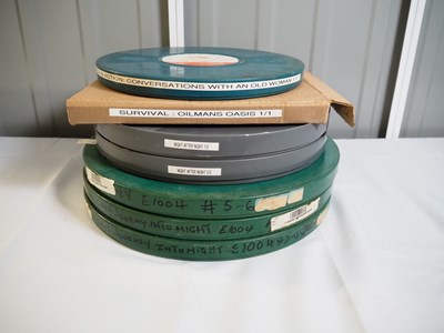 Lot 554 - A group of 16MM film reels comprising WORLD IN...