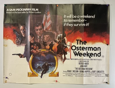 Lot 49 - A selection of UK Quad thriller film posters...