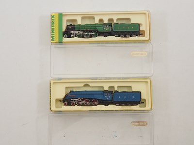 Lot 3 - A pair of MINITRIX N gauge steam locomotives...